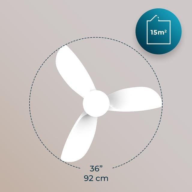 Ventilador Cecotec 08469 Aero 3050 White