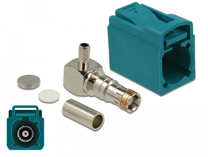 Delock Fakra Z Hembra 90° Am Crimpen