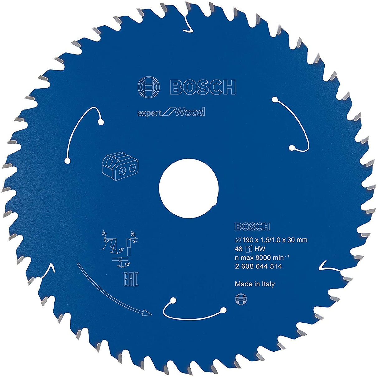 EAN 3165140957441 - Bosch 2608644514 hoja de sierra circular 19 cm 1 pieza(s) imagen 2