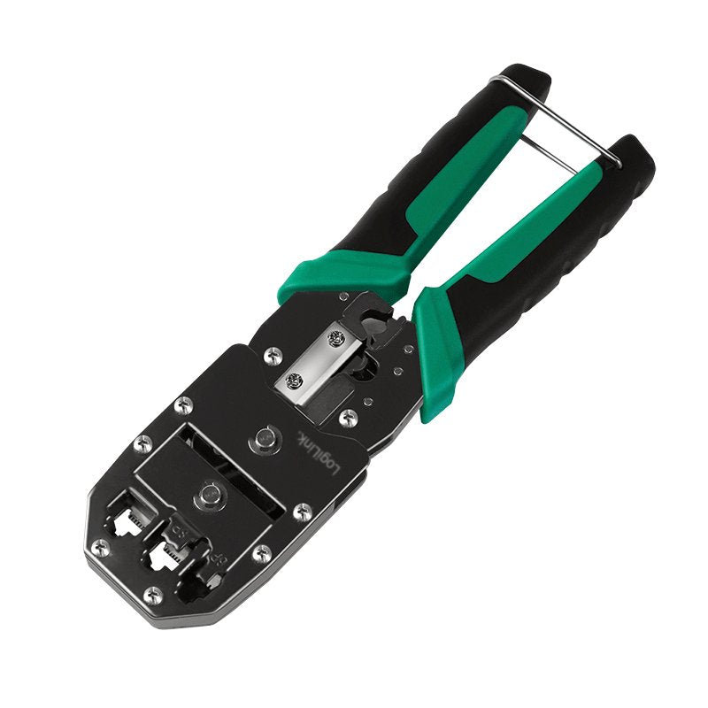 Herramienta De Crimpado Multifunción 6 En 1 Para Rj45 / Rj12 / Rj11 Cables Telefónicos Y De Red Logilink