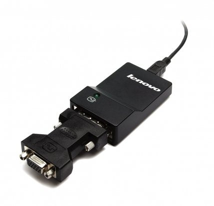 Adaptador Lenovo Usb 3.0 - Dvi/Vga, Usb A, Dvi/Vga, Macho/Hembra, Negro