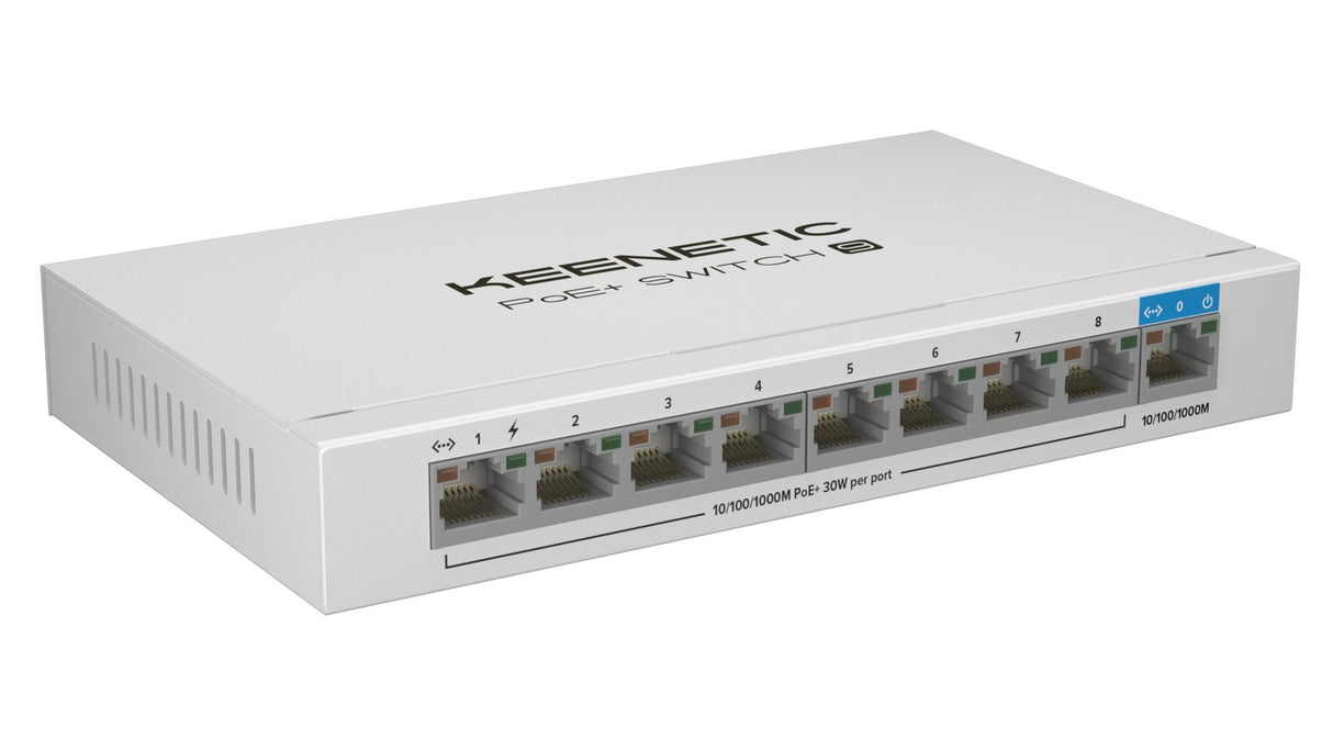 Keenetic Poe+ Switch 9 Cpnt (Kn-4710) Switch 1 Porta 1gbps +