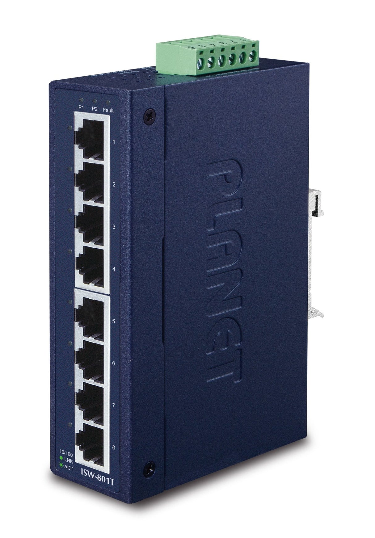Planet Isw-801t Switch No Administrado L2 Fast Ethernet (10/100) Azul