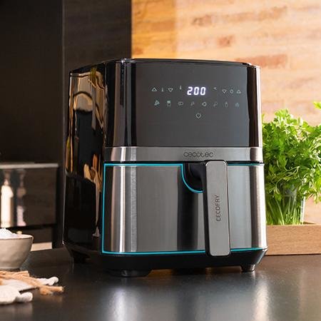 EAN 8435484033169 - Cecotec Cecofry Full InoxBlack 5500 Pro Sencillo 5,5 L Independiente 1700 W Freidora de aire caliente Neg imagen 4