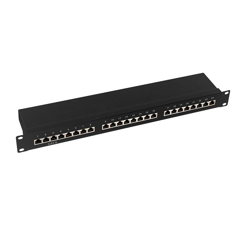 Logilink Np0055 Patchpanel 19 "Instalación Cat. 6 Stp 24 Puerto, Negro