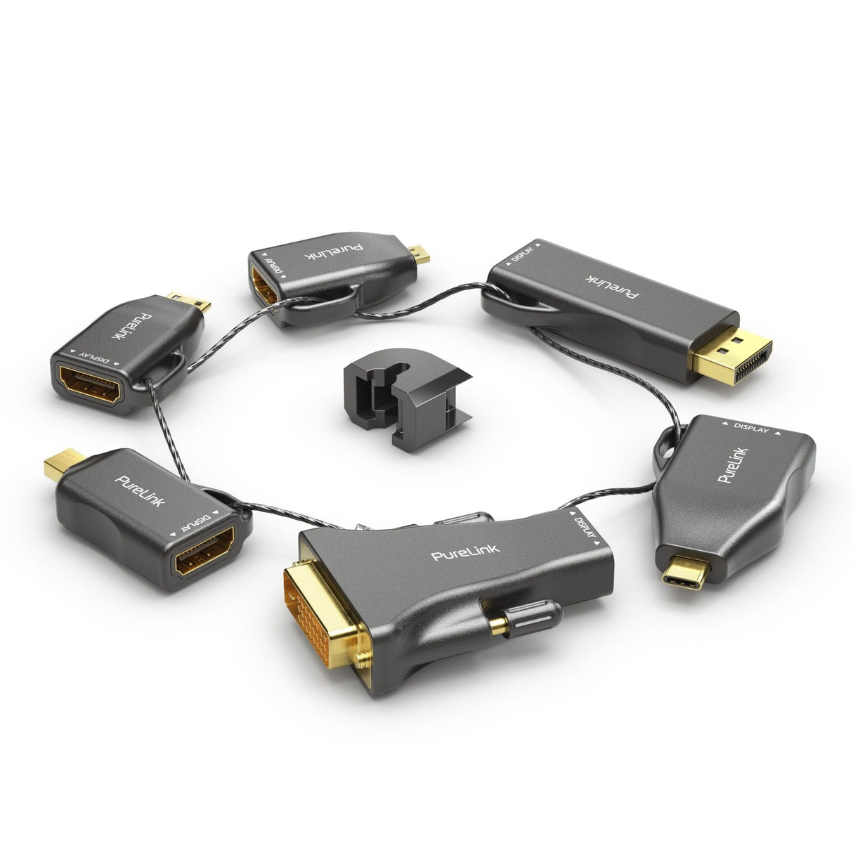 Purelink Multi Adaptador - 6x Hdmi - Minidp / Dp / Usb-C / Mini Hdmi / Micro Hdmi / Dvi