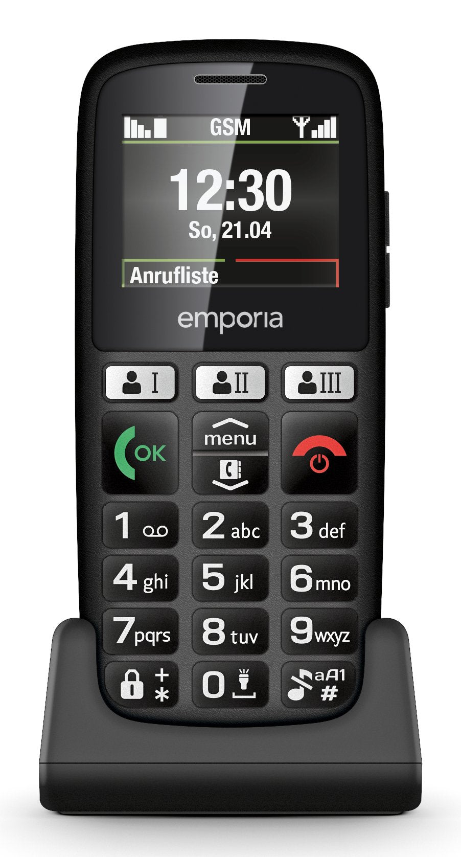 Emporia Happy 70 G Negro Teléfono Básico