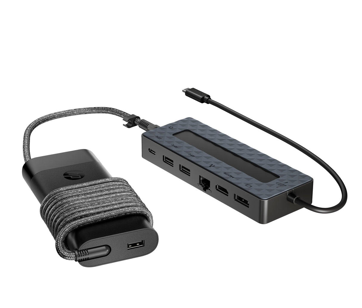 EAN 0197961554168 - HP Universal USB-C Hub and Laptop Charger Combo Alámbrico USB 3.2 Gen 1 (3.1 Gen 1) Type-C Negro imagen 4