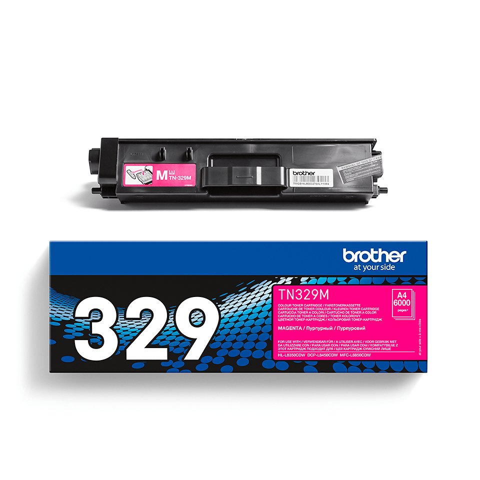 EAN 4977766735070 - Brother TN-329M cartucho de tóner 1 pieza(s) Original Magenta imagen 2