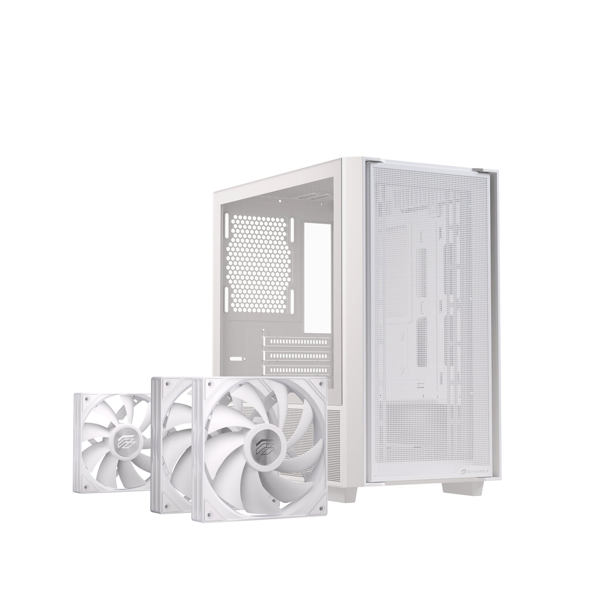 EAN 6977277360417 - Einarex EXCS-PM-150R-W carcasa de ordenador Midi Tower Blanco imagen 4