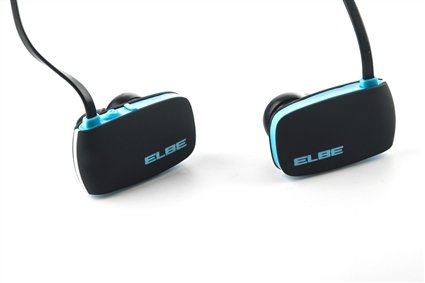 Auriculares Inalámbricos Deportivos Elbe Abt-038-Dep Con Micrófono Bluetooth Azul Y Negro