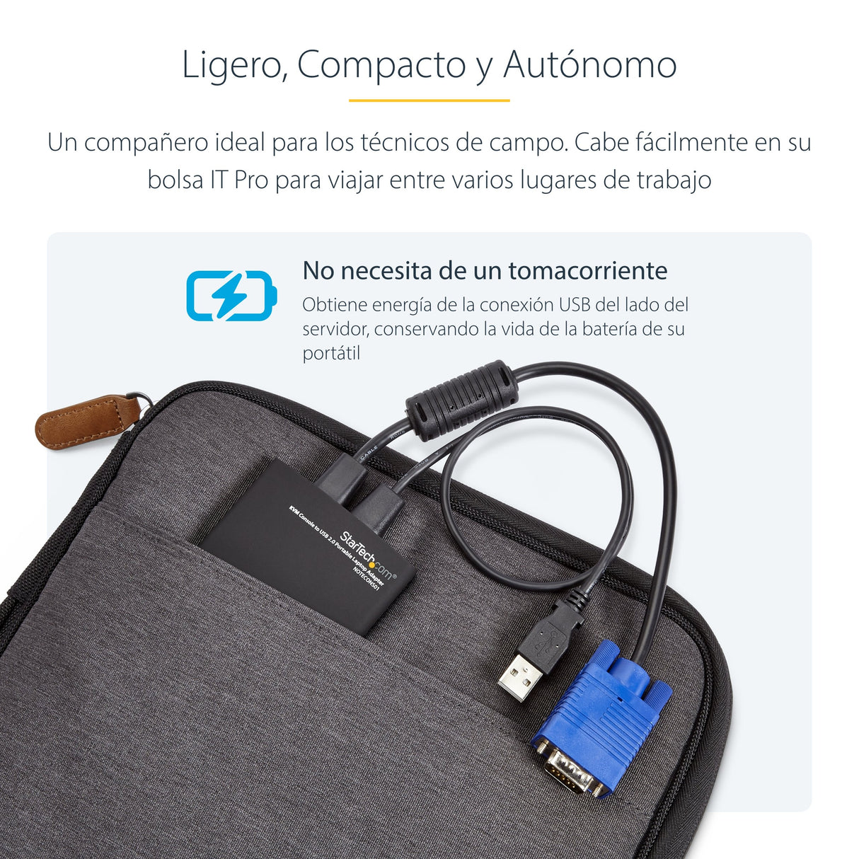 EAN 0065030835312 - StarTech.com NOTECONS01 cable para video, teclado y ratón (kvm) Negro imagen 12