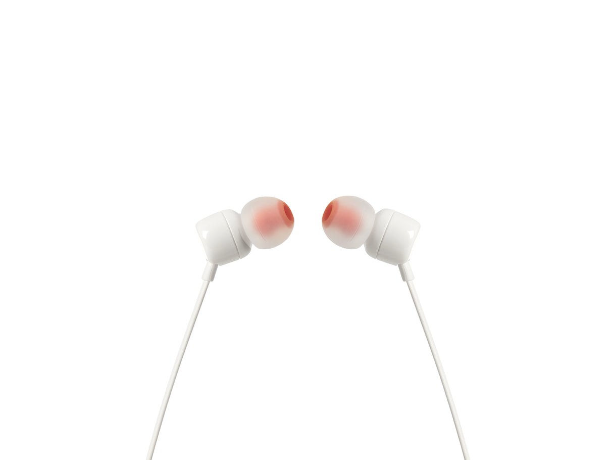 EAN 6925281918933 - JBL Tune 110 Auriculares Alámbrico Dentro de oído Música Blanco imagen 1