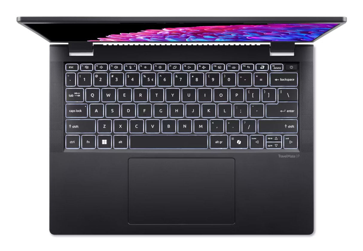 Portátil Acer Travelmate P6 Tmp614-73 Intel Core Ultra 5 125h (14") Wsxga+ 16 Gb Lpddr5x-Sdram 512 Gb Ssd Wi-Fi 7 (802.11be) Windows 11 Pro Negro