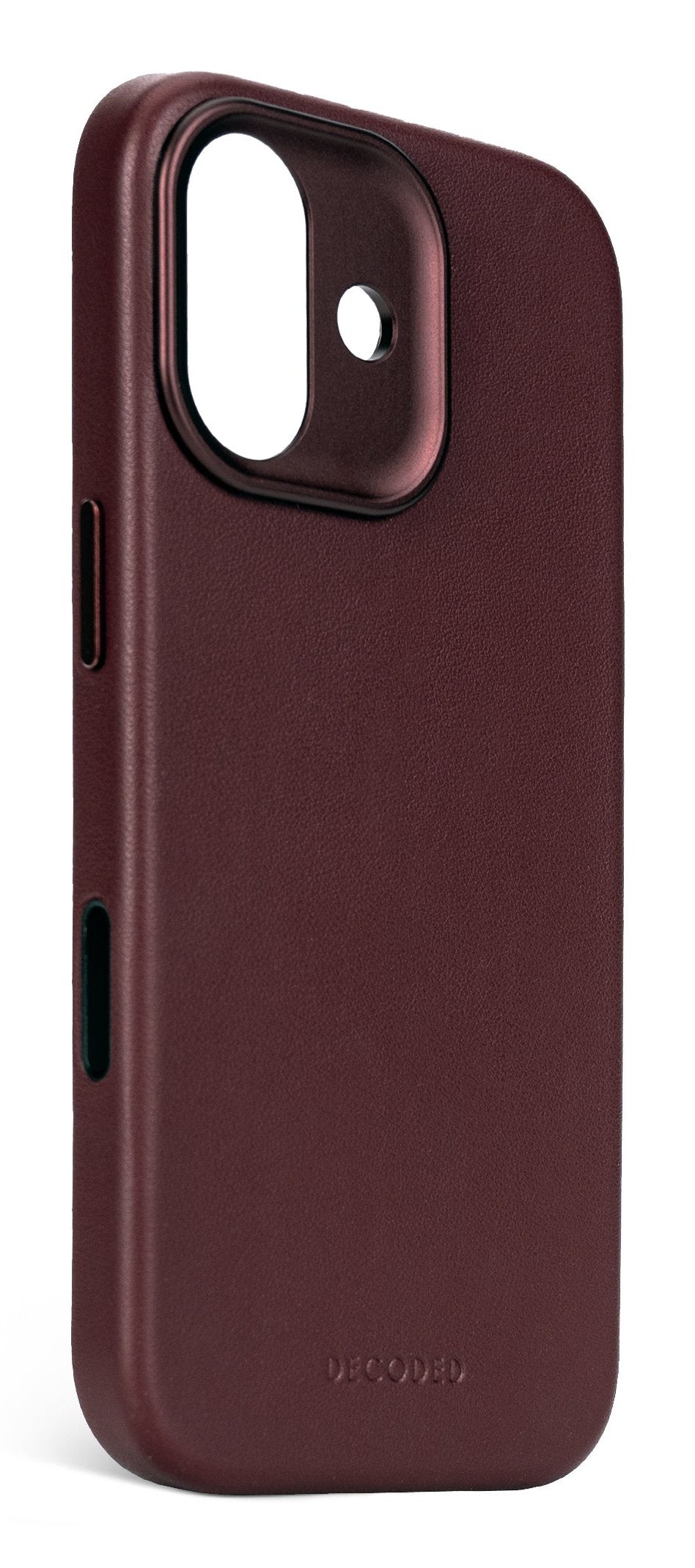 Decoded Leather Backcover Iphone 17 Dark Ruby