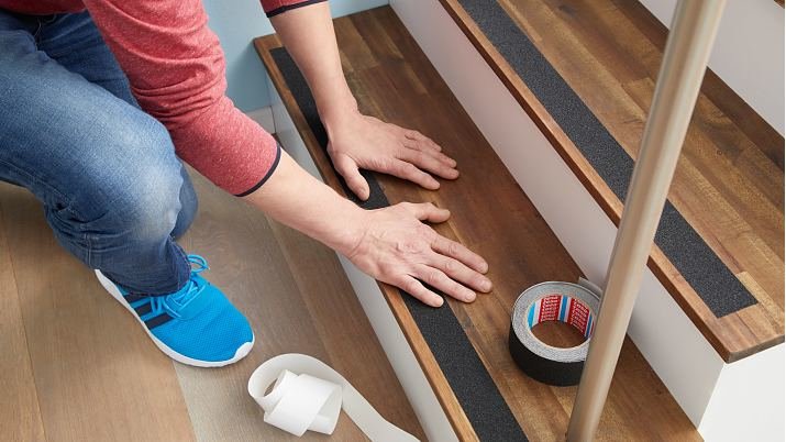 Cinta Antideslizante Tesa 5m 50mm Negra