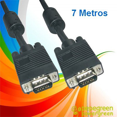 Powergreen Cable Hdmi V1.4 Conector Ferrita Am-Am Oro 5 Metros 5 M Negro