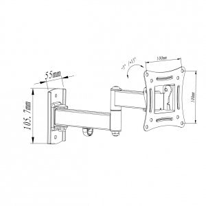 EAN 5902115407321 - ART RAMT AR-82 soporte para TV imagen 5