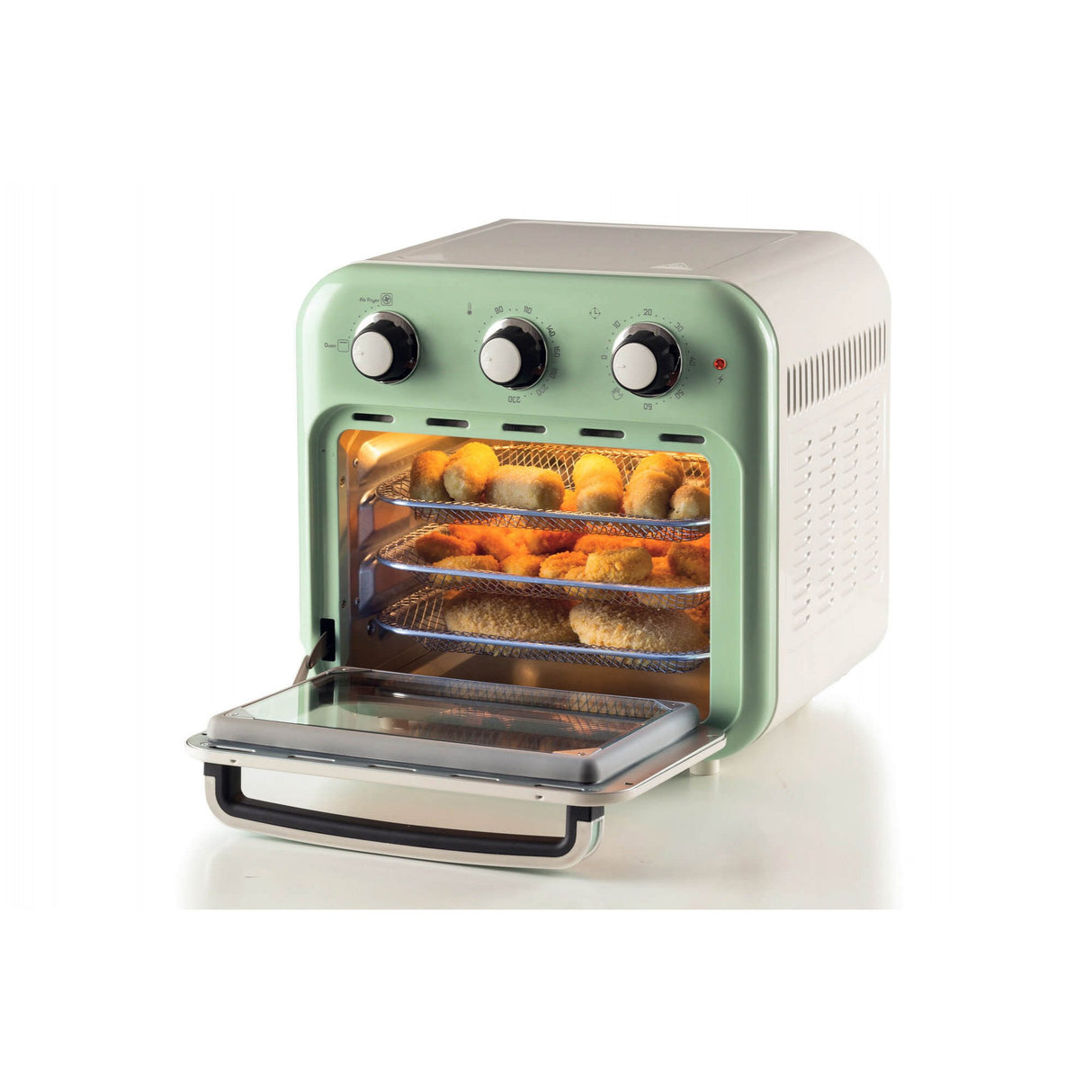 EAN 8003705122444 - Ariete 4632/04 Sencillo 16 L Independiente 1400 W Freidora de aire caliente Verde imagen 7