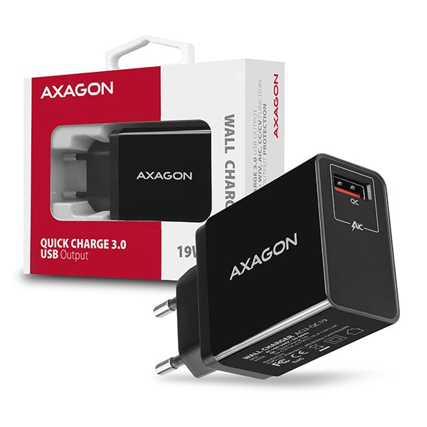 Axagon Wall Charger 1x Qc3/Afc/Fcp/Smart. 19w