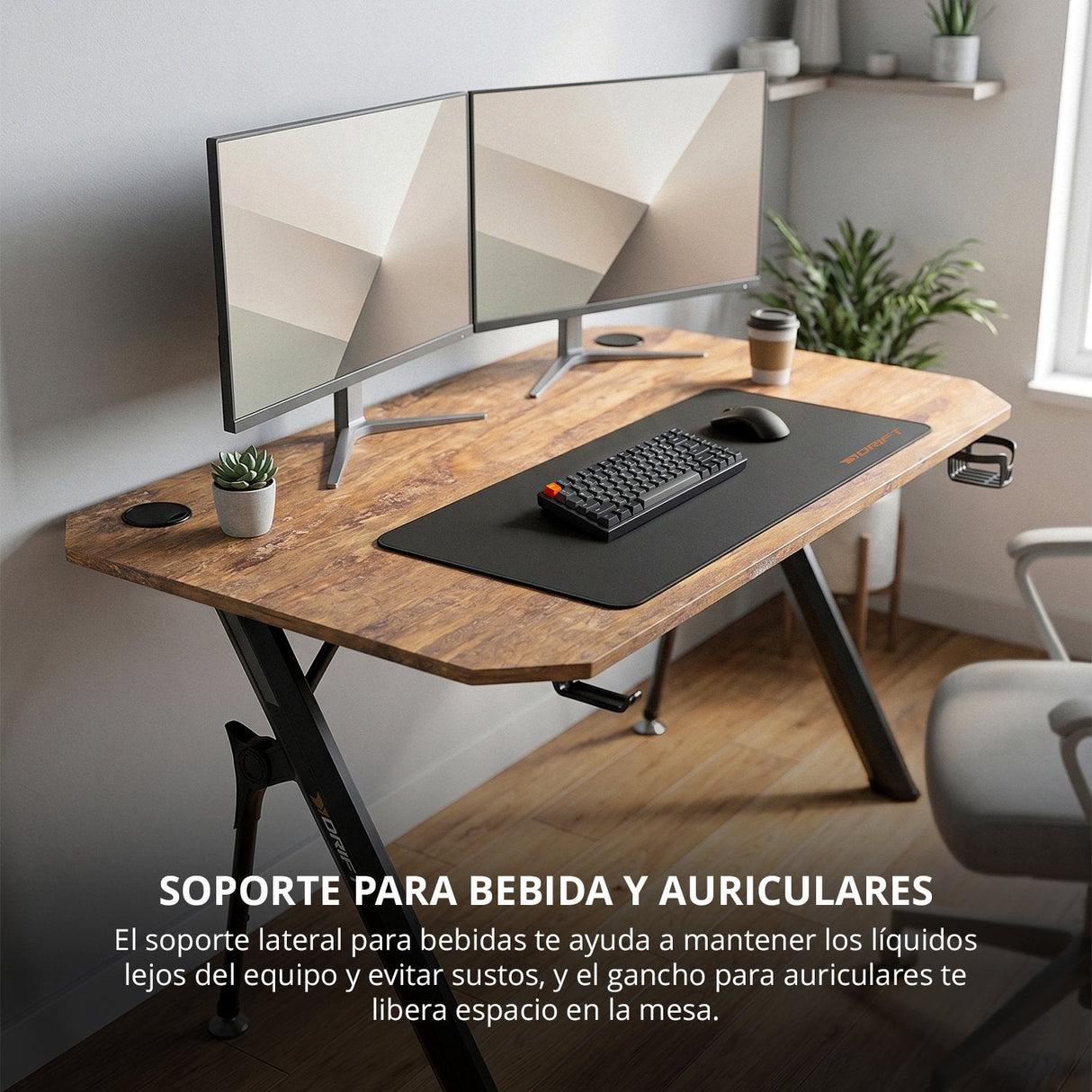 Mesa Gaming Drift Dz175 Avanzado Madera