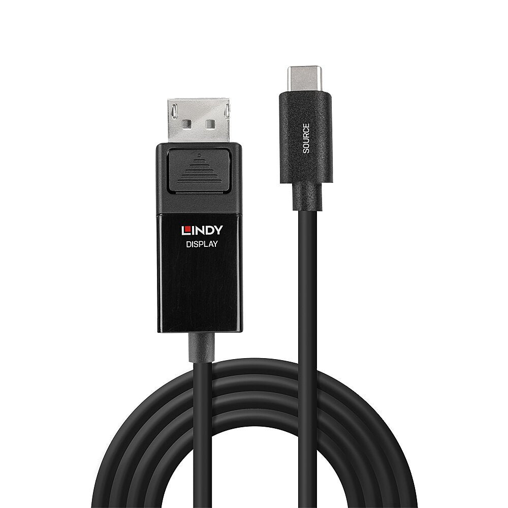 Cable Adaptador Lindy De 2 M Usb Tipo C A Dp 4k60 Con Hdr