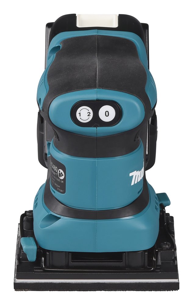EAN 0088381760720 - Makita DBO480Z lijadora portátil Lijadora rotorbital 14000 OPM Negro, Azul 210 W imagen 8