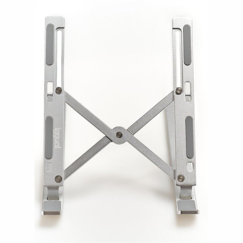 Iggual Soporte Portátil Plegable Aluminio Plata 17