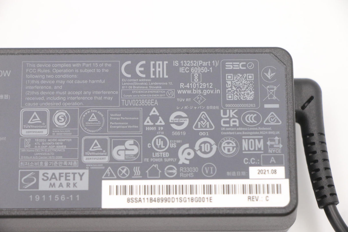 EAN 5704174587439 - Lenovo 5A10V03251 adaptador e inversor de corriente Interior 90 W Negro imagen 5