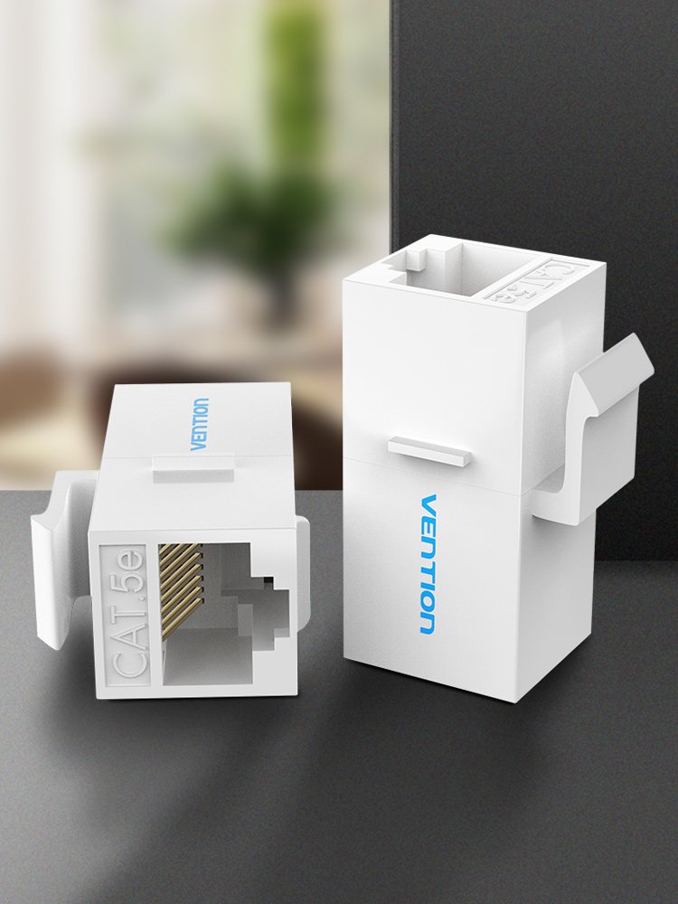 Adaptador Conector Rj45 Vdd-B07-W Cat5 Utp Rj45 Hembra Rj45 Hembra Blanco