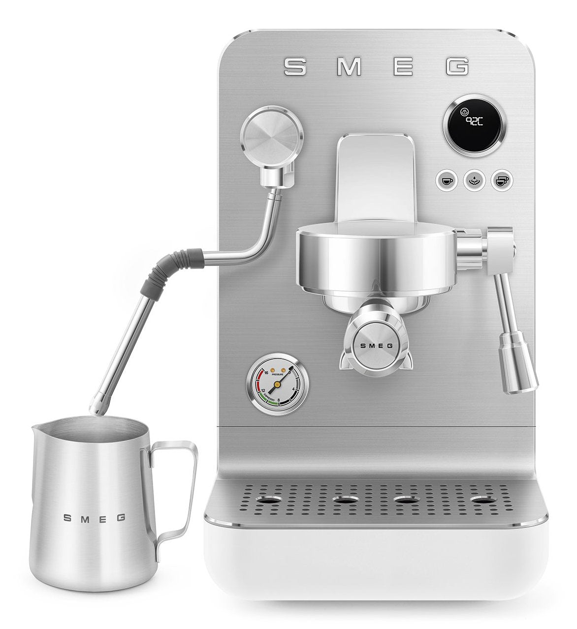 Smeg Espresso Coffee Machine Collection White Emc02whmeu