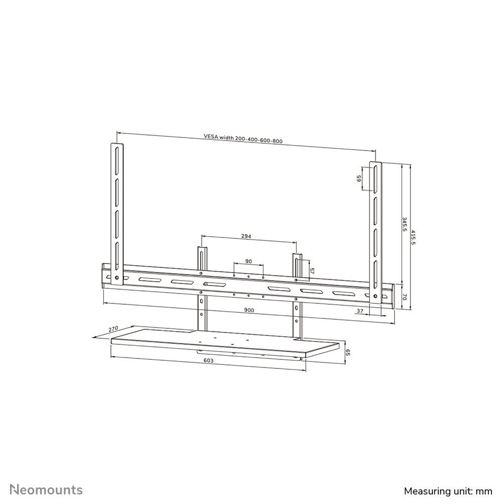 EAN 8717371449407 - Neomounts AV40-500BL accesorio para soporte de televisor imagen 19