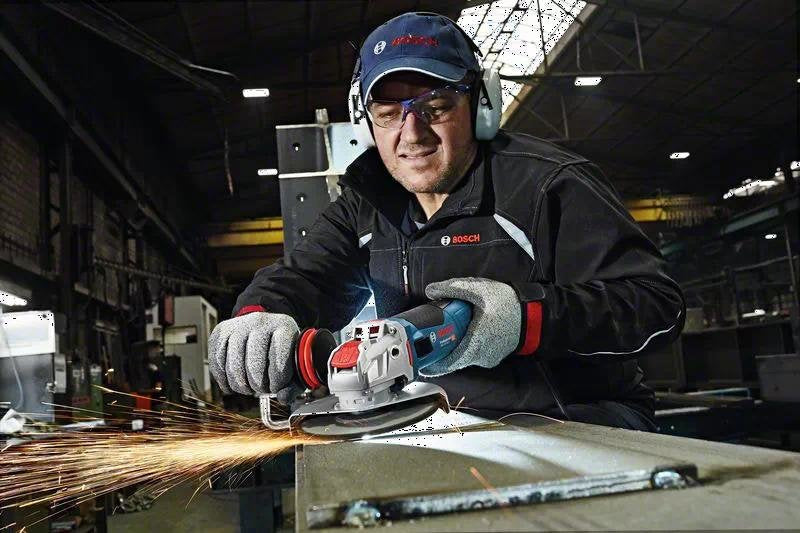 Bosch Gwx 19-125 S Amoladora Angular X-Lock Profesional Azul / Negro, 1.900 W