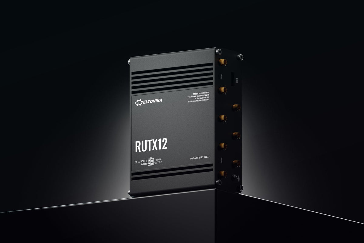 Teltonika Networks Rutx12 Dual Sim Dual 4g Lte Azultooth Router Esim Version