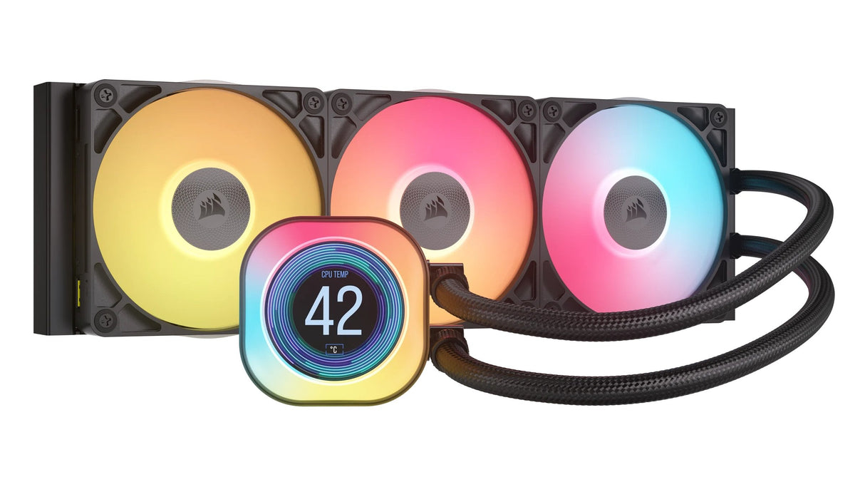 EAN 0840440482956 - Corsair iCUE LINK TITAN 360 RX LCD Procesador Refrigerador de aire 12 cm Negro 1 pieza(s) imagen 1