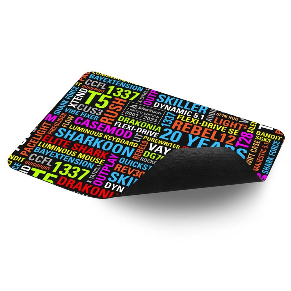 EAN 4044951038084 - Sharkoon 20 Years Mouse Mat Alfombrilla de ratón para juegos Multicolor imagen 3