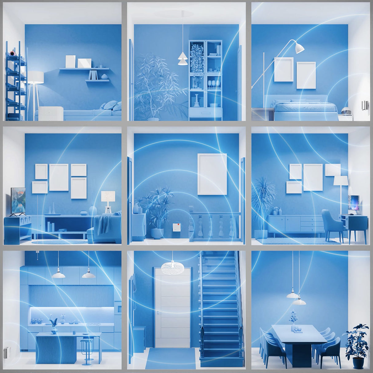 EAN 4023125031298 - Mesh Set 20003129 sistema Wi-Fi Mesh (Wi-Fi en malla) Blanco Interno imagen 6