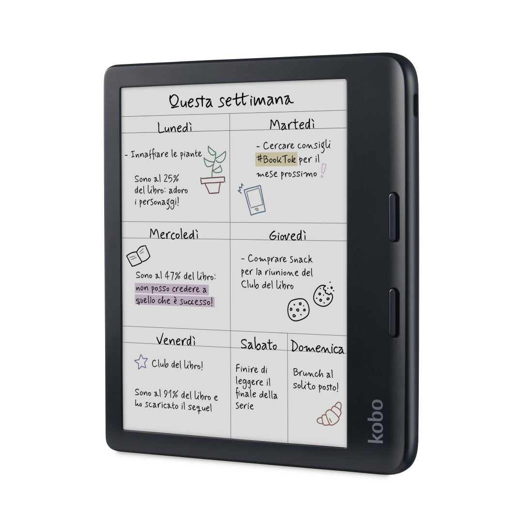 Kobo Ebook-Reader Ebookreader Libra Colour Negro (N428-Ku-Bk-K-Ck) (N428kubkkck)