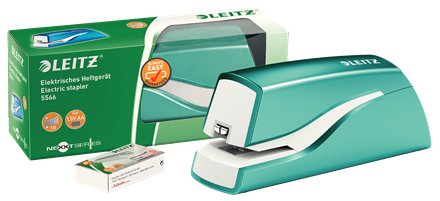 Leitz Elektrohefter Nexxt Series Wow 5566 Eisblau-Metallic