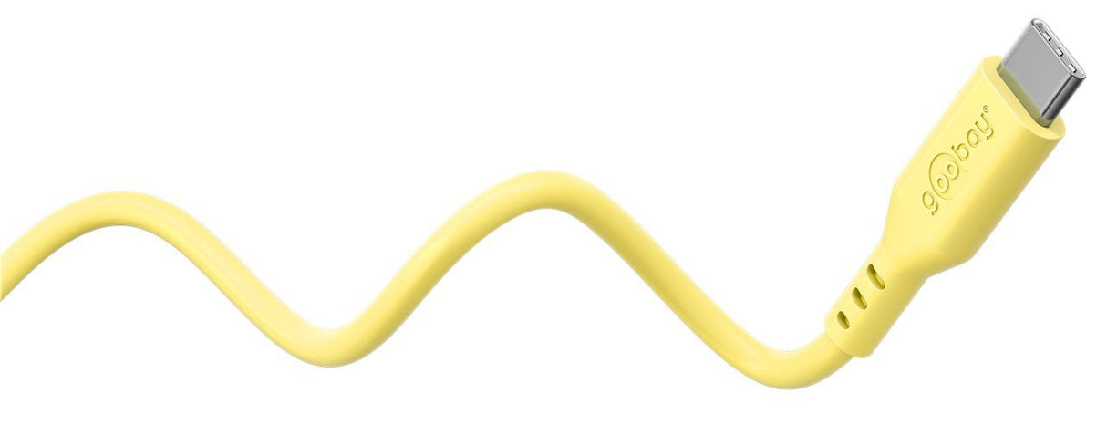 EAN 4040849777424 - Goobay 77742 cable USB USB 2.0 1,5 m USB C Amarillo imagen 3