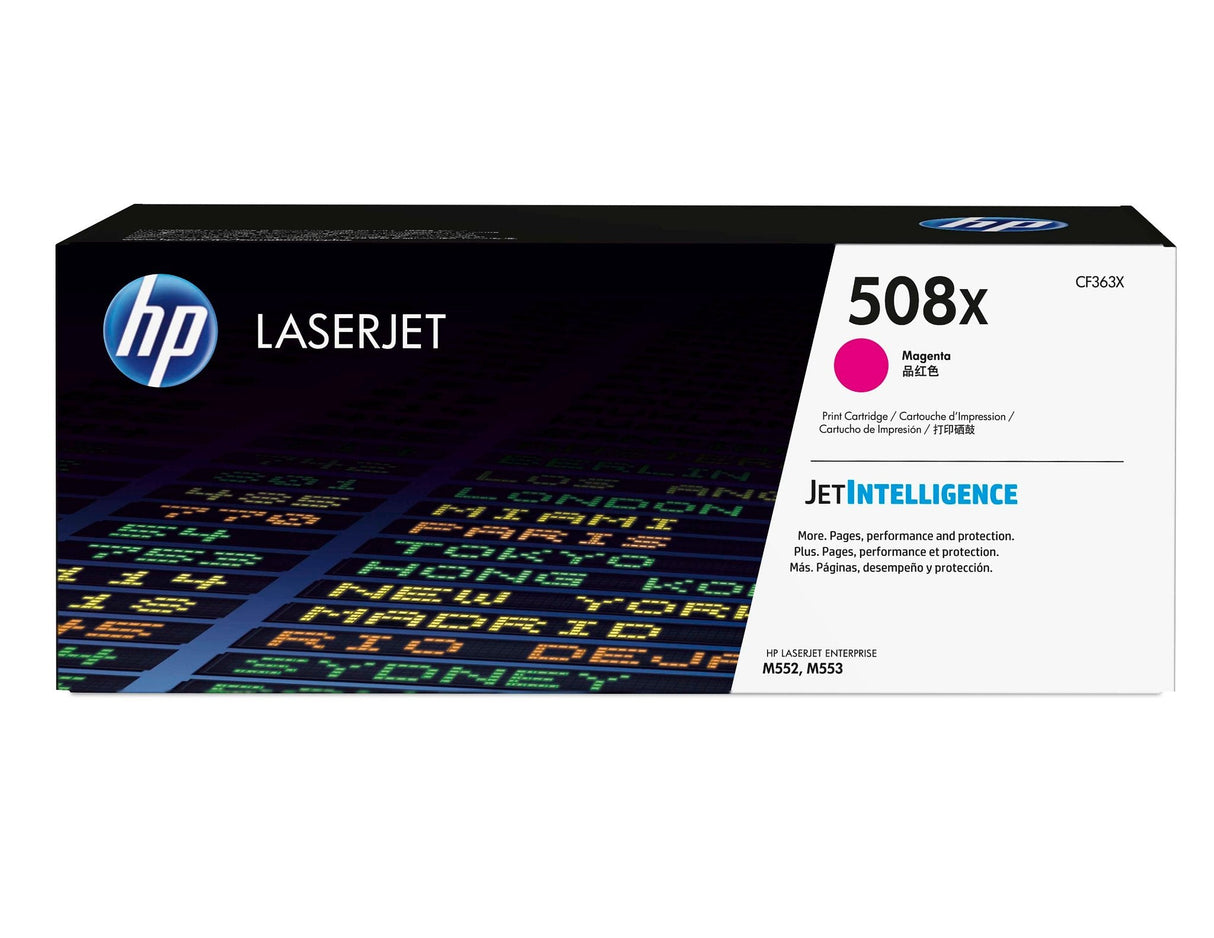 EAN 0888793237632 - HP 508X High Yield Magenta Original LaserJet Toner Cartridge cartucho de tóner 1 pieza(s)imagen 1)