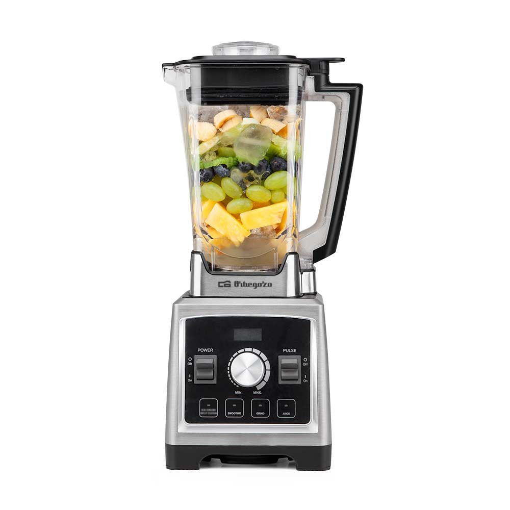 Orbegozo Bv 9800 Batidora De Vaso Profesional 1500w - Vaso Tritan 2l - Cuchillas Acero Inoxidable - 8 Velocidades Y 5