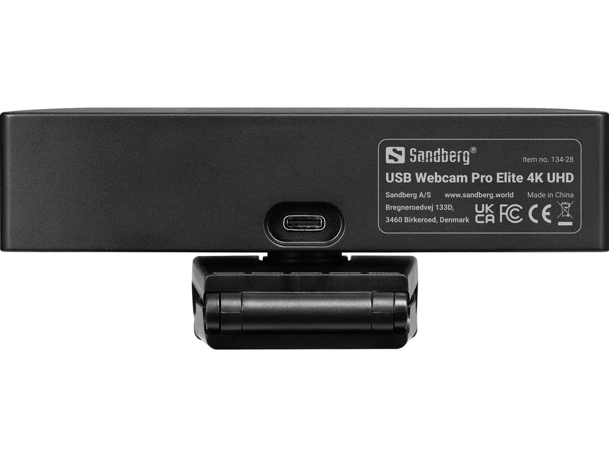 Camara Usb Sandberg Webcam Pro Elite 4k Uhd
