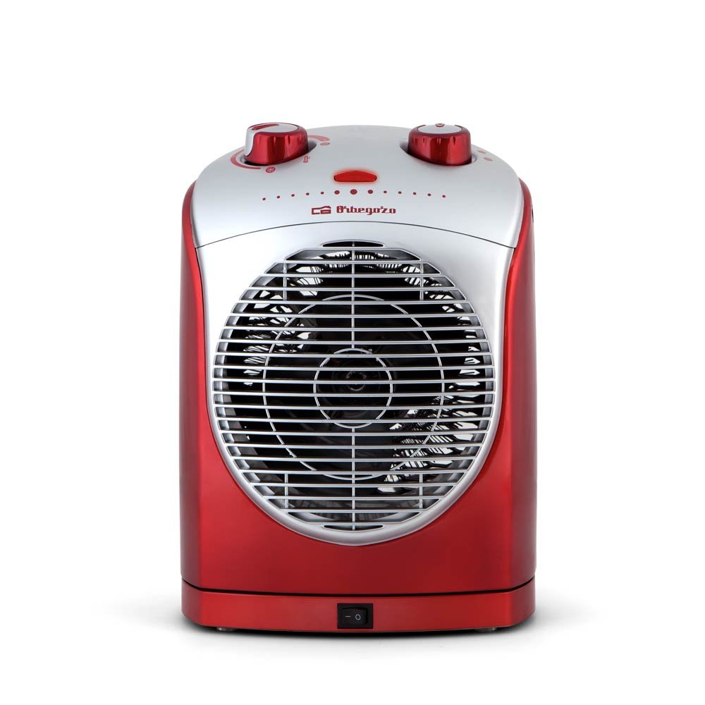 EAN 8436044530982 - Orbegozo FH 5025 Interior Rojo, Plata 2200 W Ventilador eléctrico imagen 2