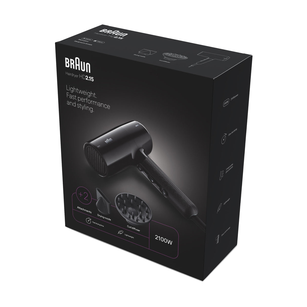 Braun Hd 2.15 Schwarz
