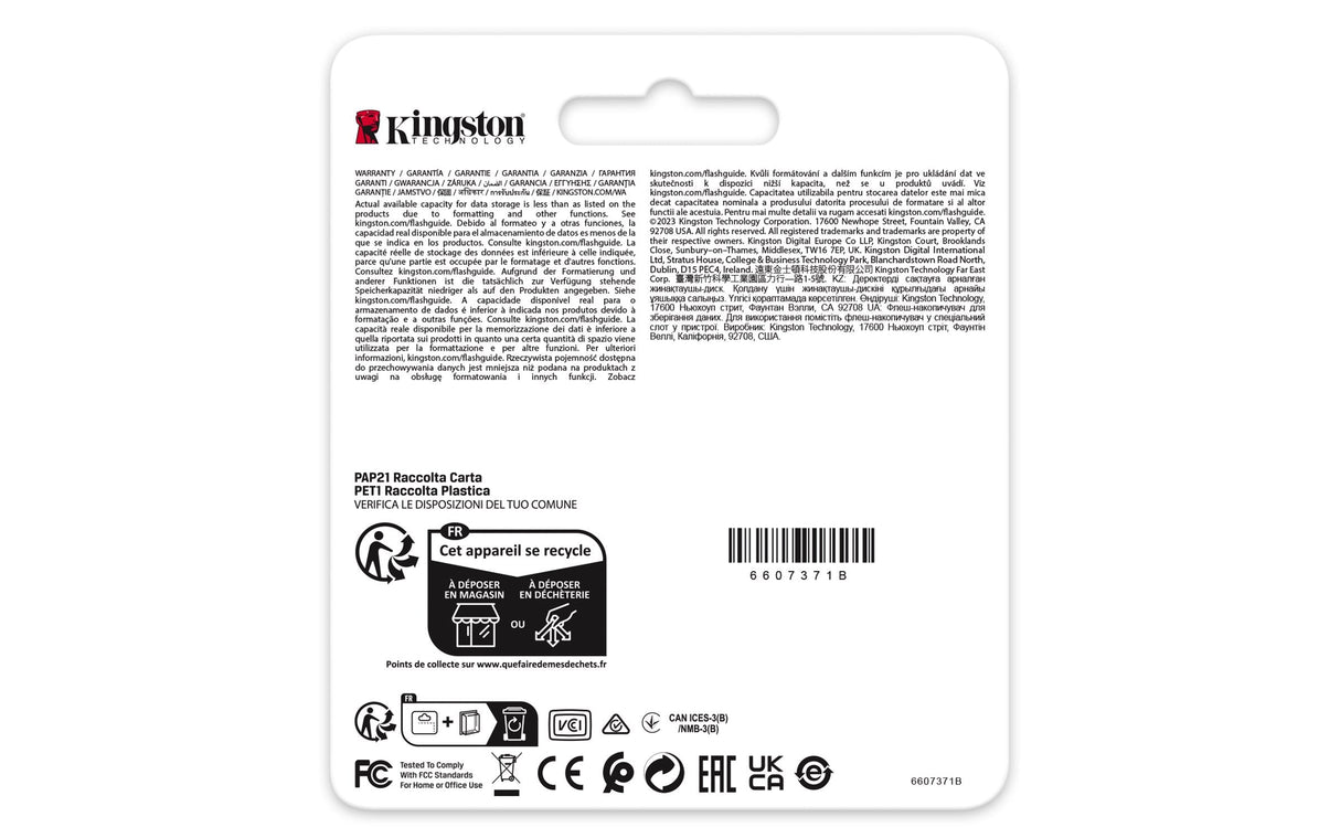 EAN 0740617335484 - Kingston Technology Industrial 8 GB SDXC UHS-I Clase 10 imagen 4