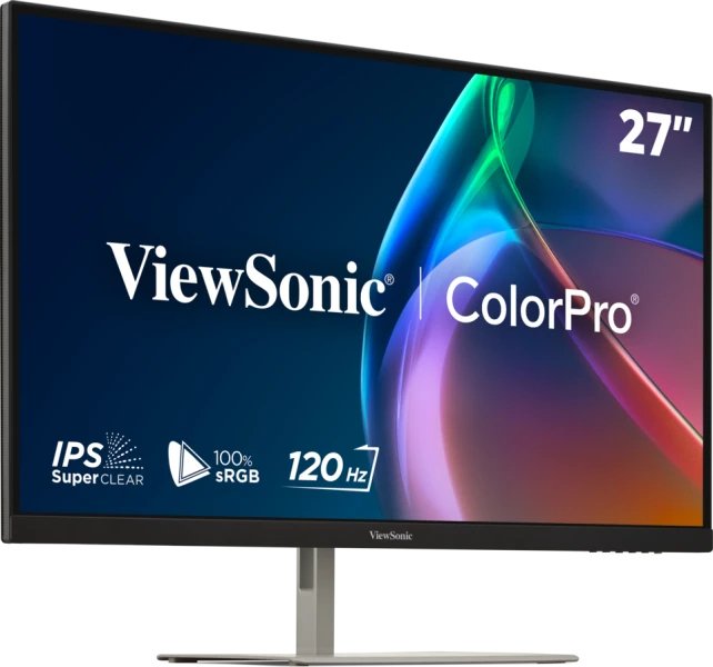 Monitor Pantone 27" 120hz 2k Qhd Validado 100 Srgb Y Calibrado De F Brica Con Usb-C De 90w. Blanco