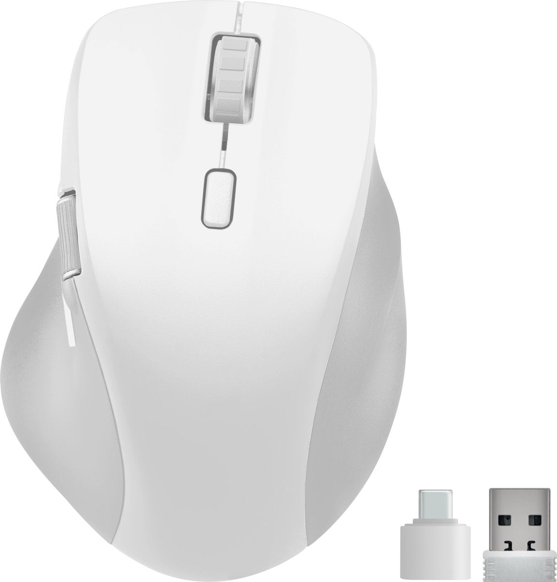 Ratón Recargable Inalámbrico Speedlink Libera Bt Silencioso Blanco