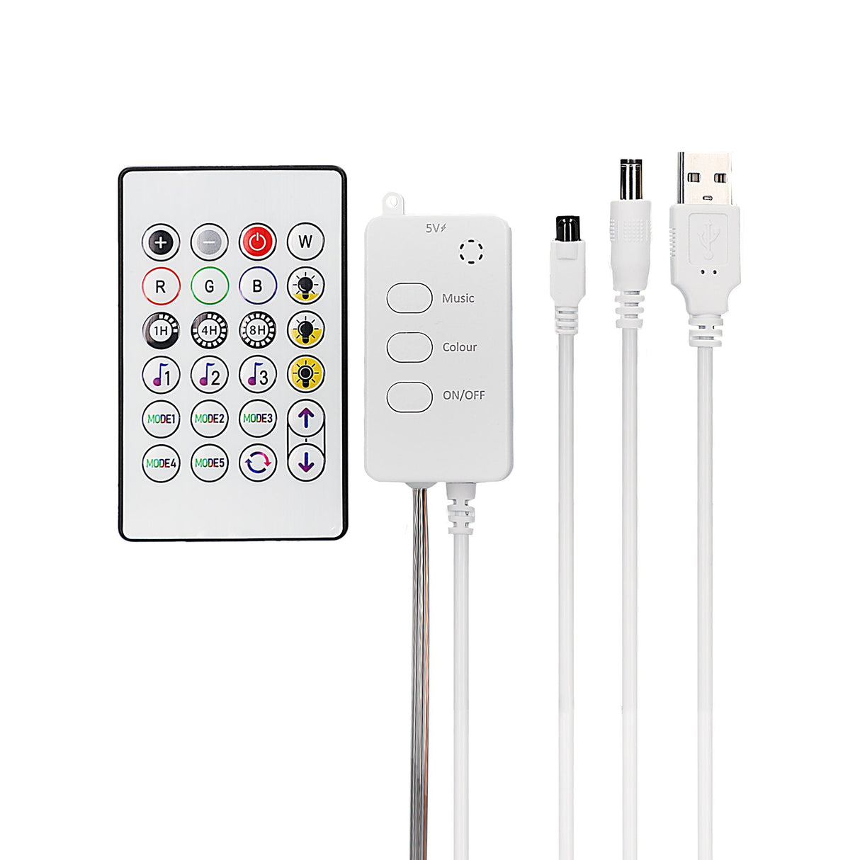 Colorled Tiras Led Burbujas Colores Rgb 10m Control Remoto Ksix