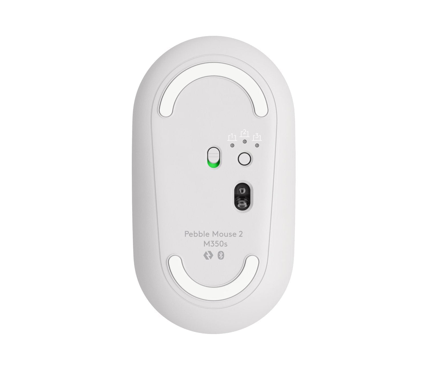 Ratón Logitech Pebble 2 M350s Wireless + Bluetooth Blanco 910-007013